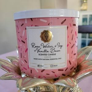 Bath and Body Works Candle Rose Water & Ivy Vanilla Bean NEW RELEASE